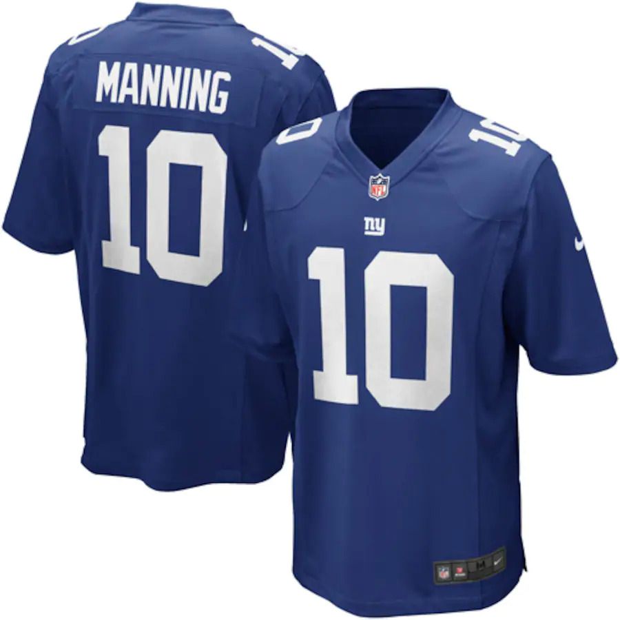 Men New York Giants #10 Eli Manning Nike Royal Game Player NFL Jersey->new york giants->NFL Jersey